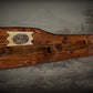 walkerwoodgifts Unique Rustic Gun Rack Designed for Stagecoach Shotgun or Lever Action Rifle Pony Express Plaque Retirement Gift