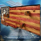 walkerwoodgifts USMC FALLEN SOLDIER 2 Place Gun Rack Lever Action Double Barrell Display Winchester Henry Rifle Gift
